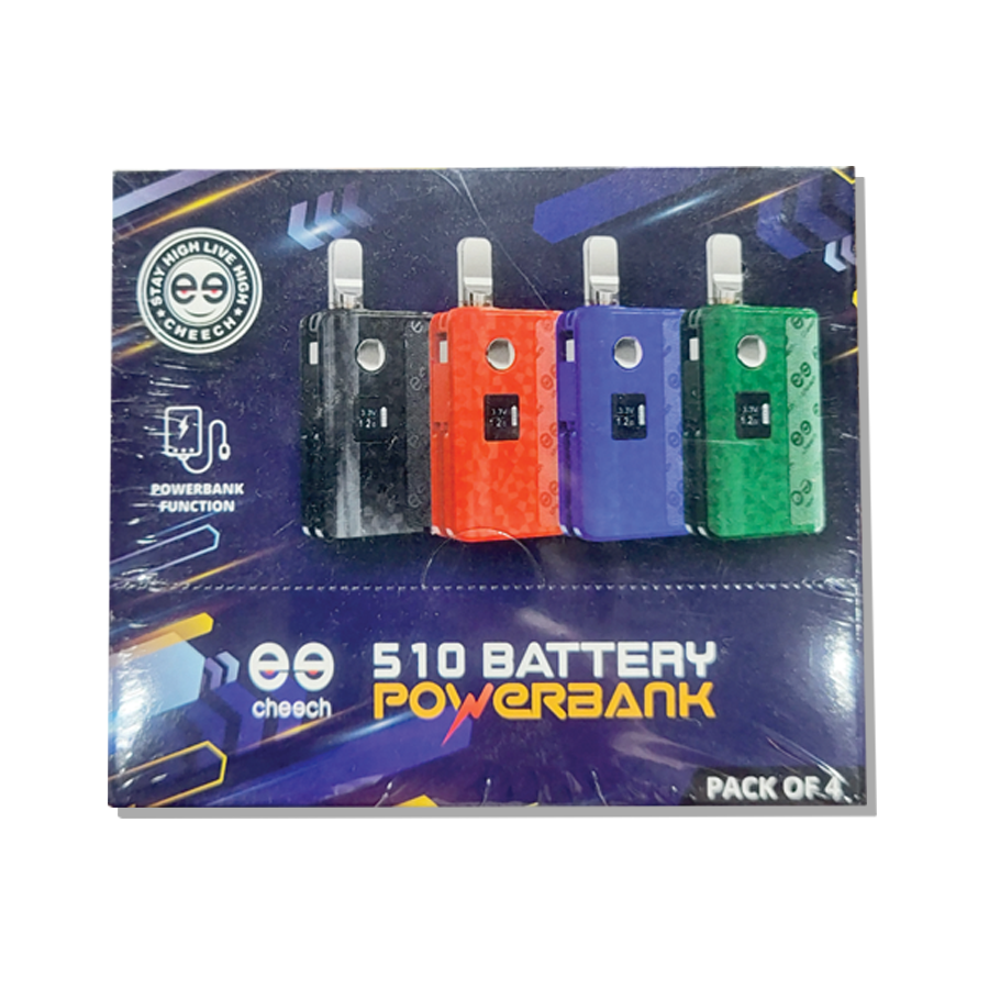 Cheech 510 Battery Powerbank | 1500mah | 4 Count Display product image