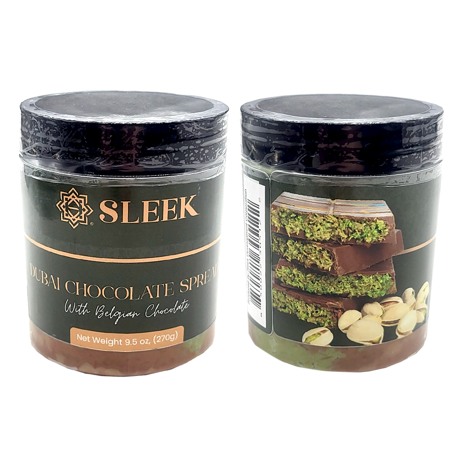 SLEEK Dubai Chocolate Spread With Belgian Chocolate | 270 Grams  product image
