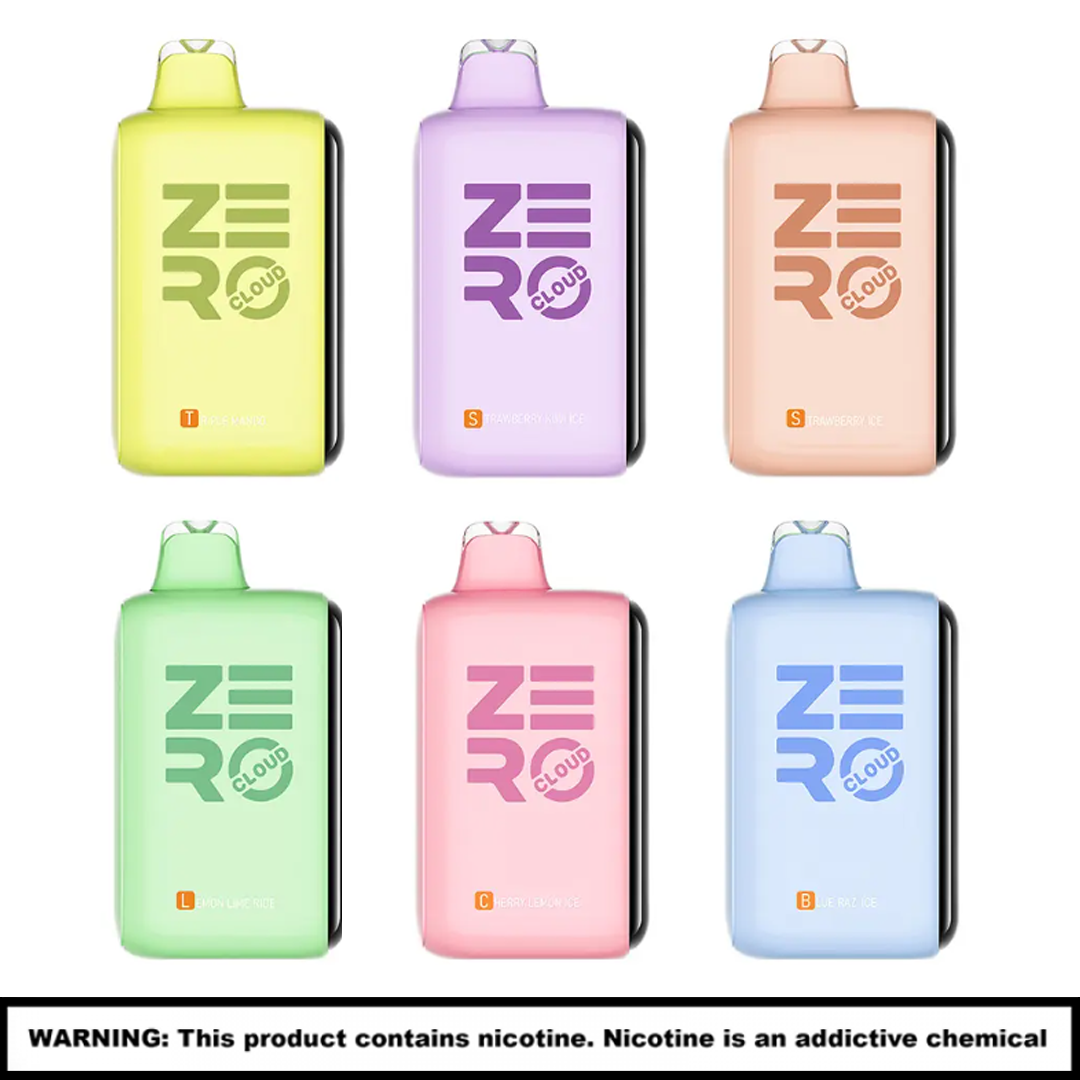 Sikary Cloud Zero Rechargable Disposables | 5% Nicotine | 50000 Puffs | 5 Count Display product image