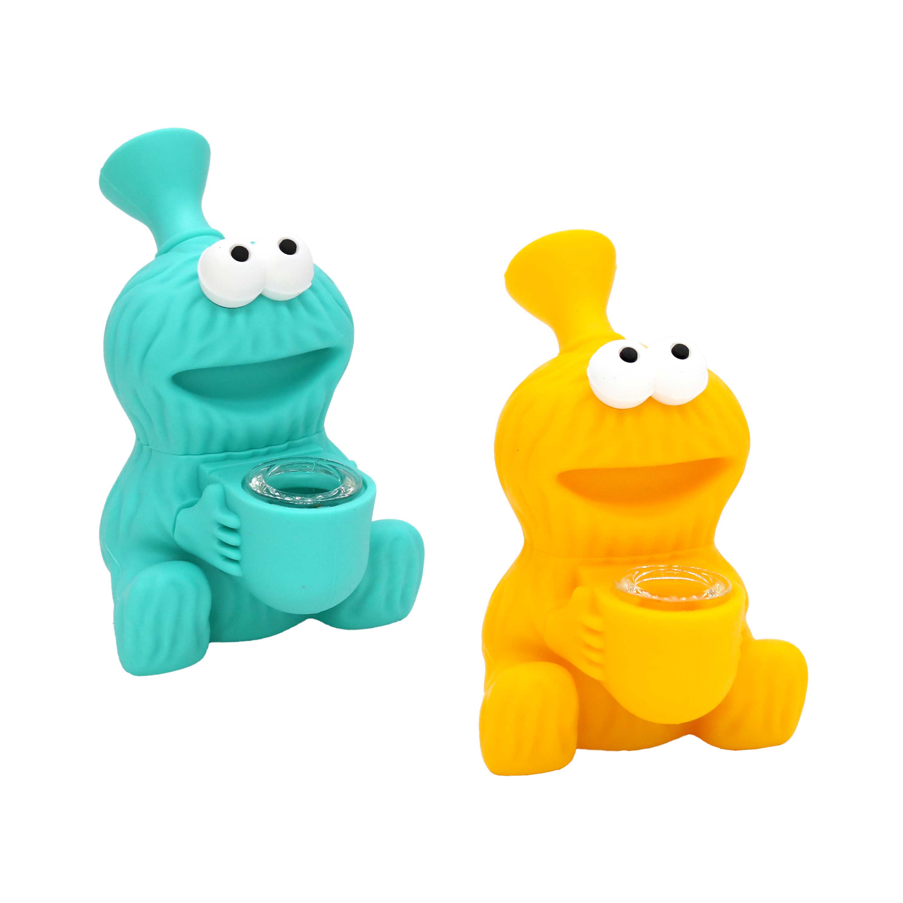 Monster Silicone Waterpipe (SL5058) | 7 inch | Assorted Colors product image
