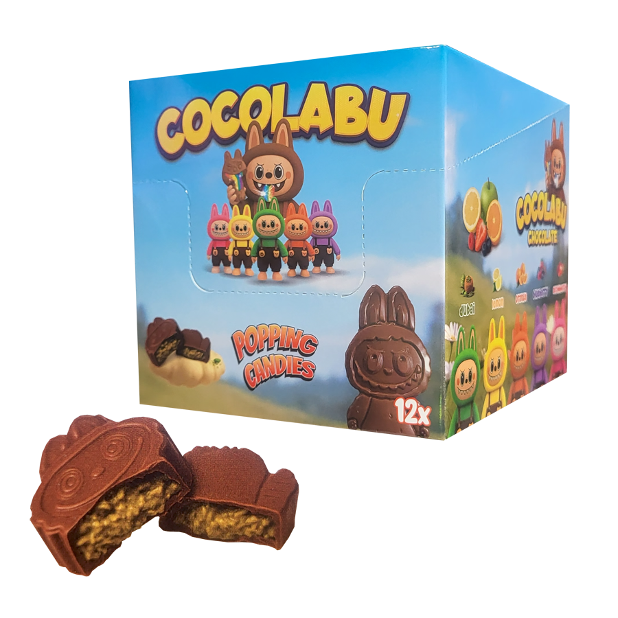  CocoLabu Popping Candies Chocolate | 12 Count Display | Assorted Flavors product image