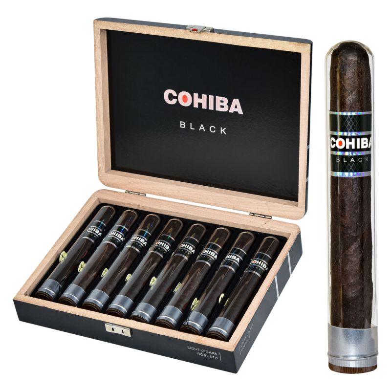 Cohiba Black Robusto ( Crystal ) Tube | 8 Count Display product image