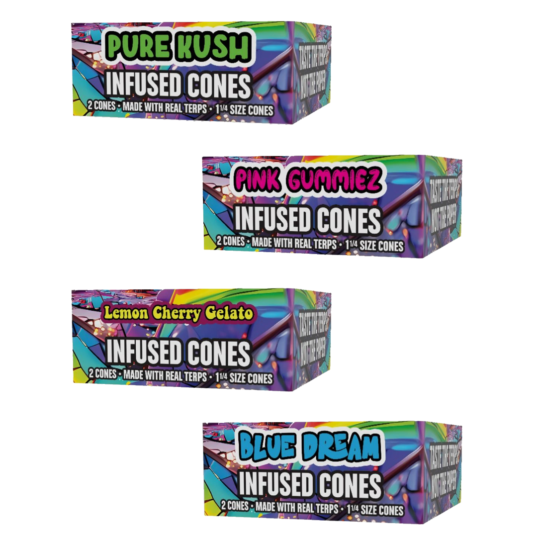 Lift Ticket Terpene Infused Rolling Papers + Cones Kit | 11/4 Size | 2 Count | 10 Count Display product image
