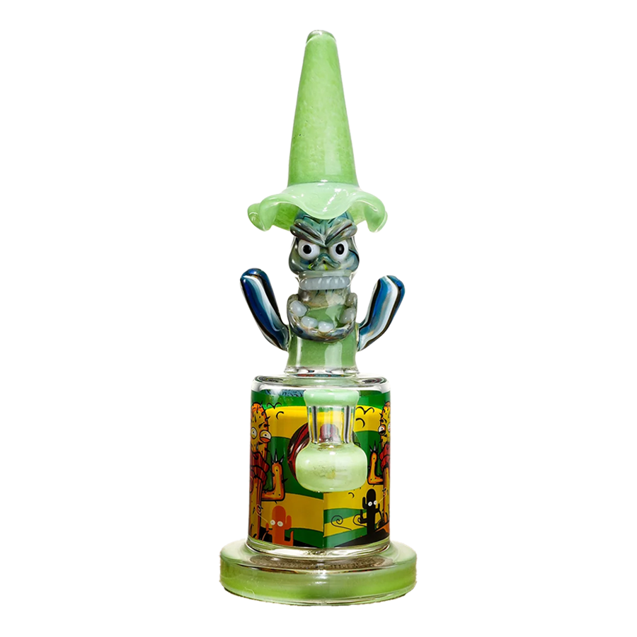 LOOKAH Cool Hooded Cactus Waterpipe (WPC1211) | 10.5 inches | Assorted Colors product image