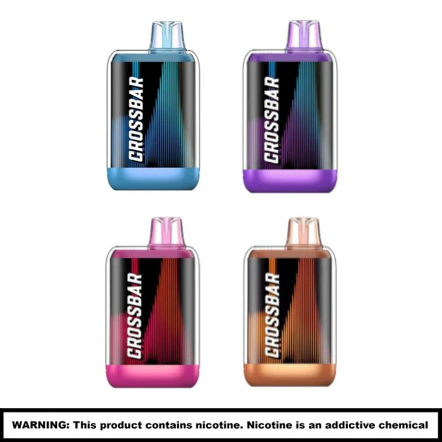 CROSSBAR E-Cigarette Disposables | 5% Nicotine | 20000 Puffs | 5 Count Display  product image