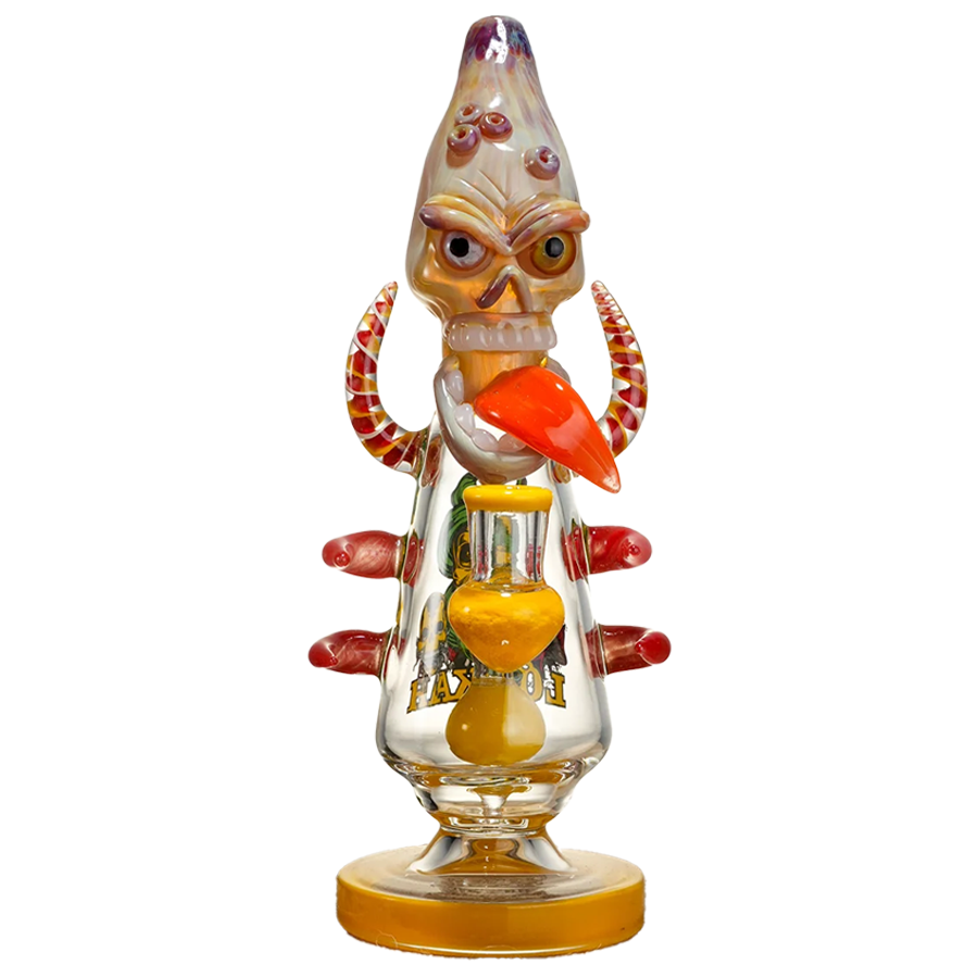 LOOKAH Dry Bones Skull With Twisted Tentacles Waterpipe (WPC1212) | 11 inches | Assorted Colors product image