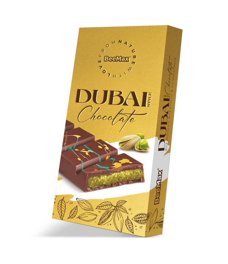 BEEMAX Premium Dubai Chocolate | 200 Grams | 6 Count Display   product image