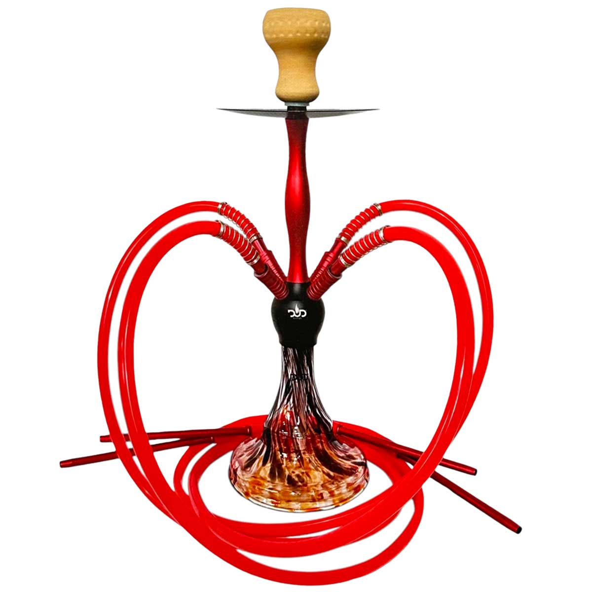 DUD Party Hookah | 4 Hose | 20 inch | Assorted Colors product image