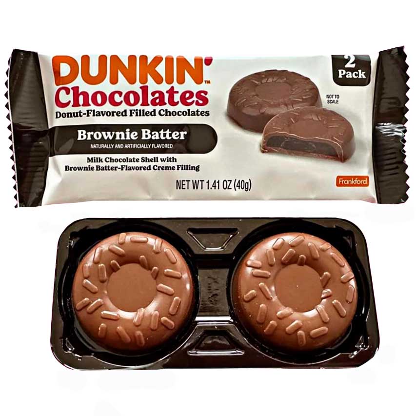 Dunkin Chocolates | 40 Grams | 2 Pack | Brownie Batter product image