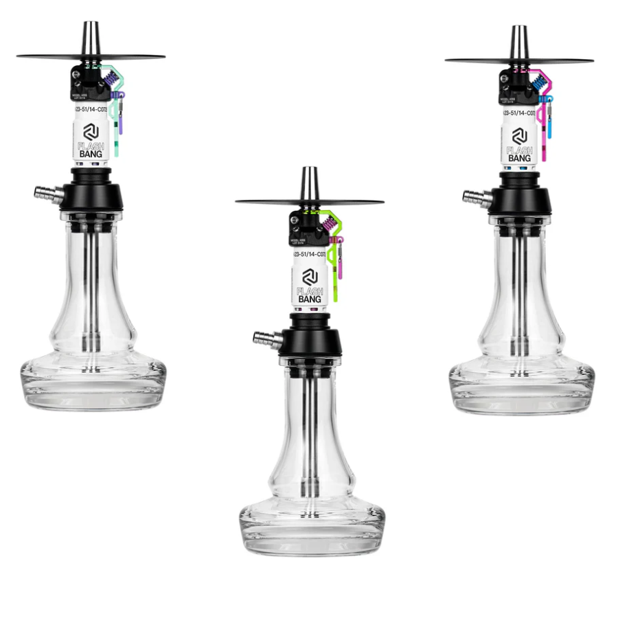 Amotion Flash Bang 1 Hose Hookah | 25 inches | Assorted Colors product image
