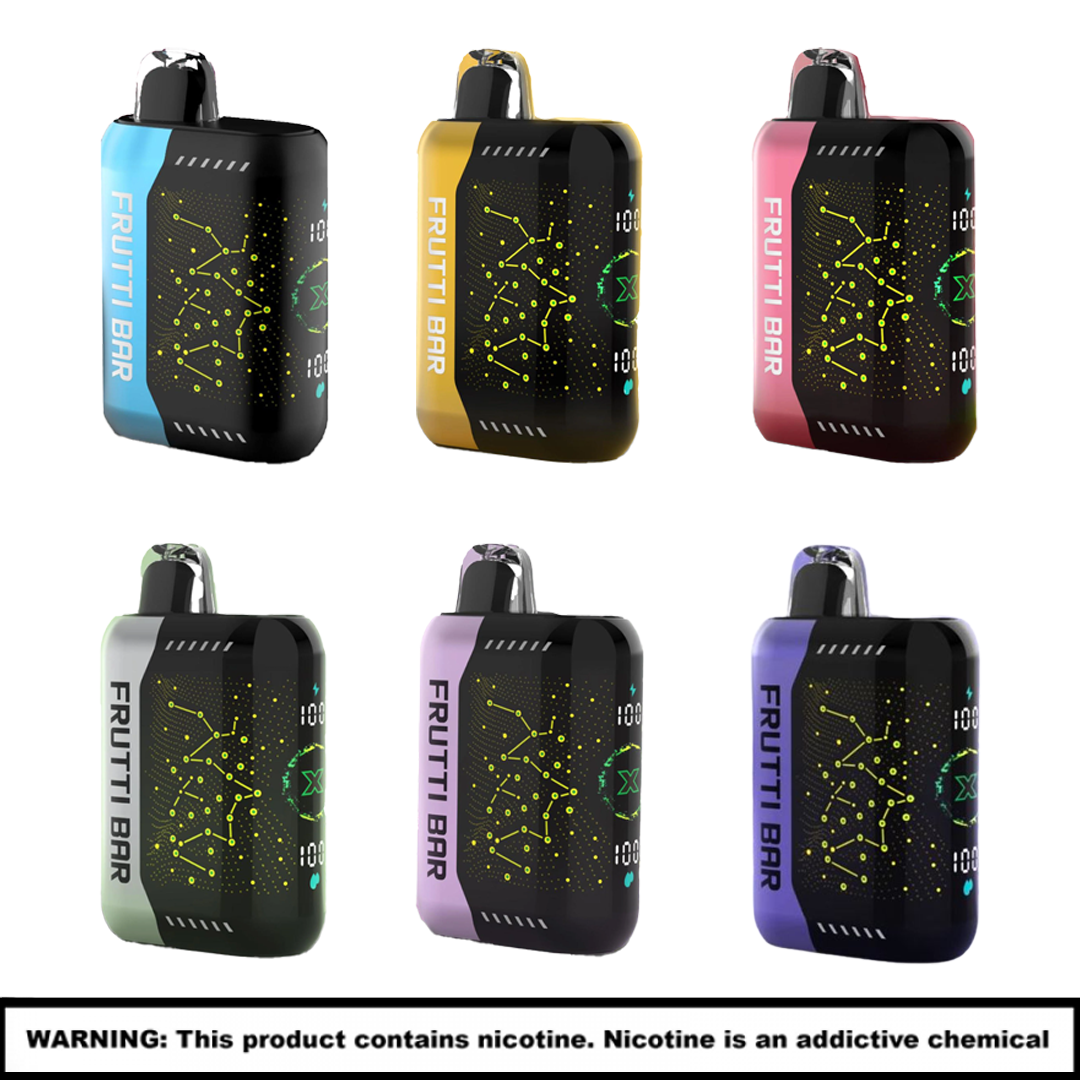 FRUTTI BAR FB25000 Rechargable Disposables | 5% Nicotine | 25000 Puffs | 5 Count Display product image