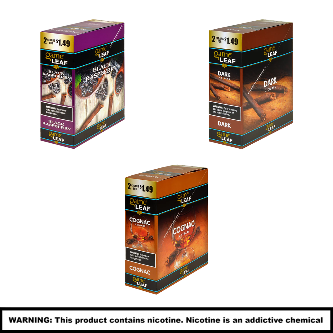 Game Leaf Cigars 2 For $1.49 | 2 Pack | 15 Count Display product image