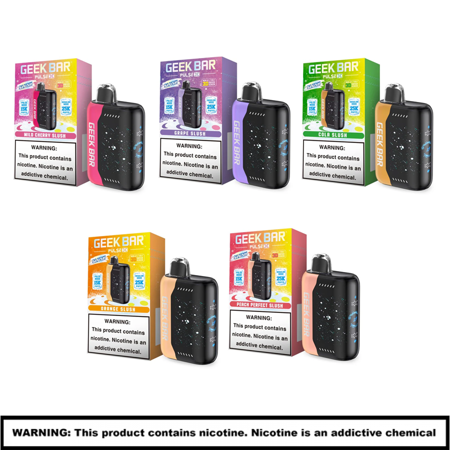 Geekbar Pulse X (Slush Eddition) Disposables | 5% Nicotine | 25000 Puffs | 5 Count Display product image