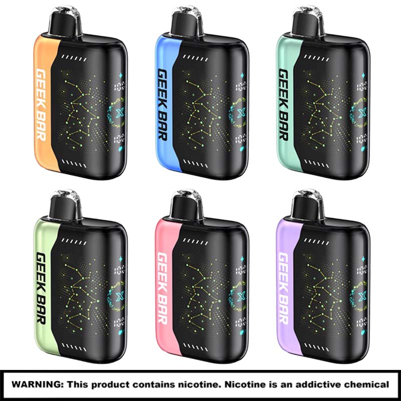 Geekbar Pulse X Disposables | 5% Nicotine | 25000 Puffs | 5 Count Display product image