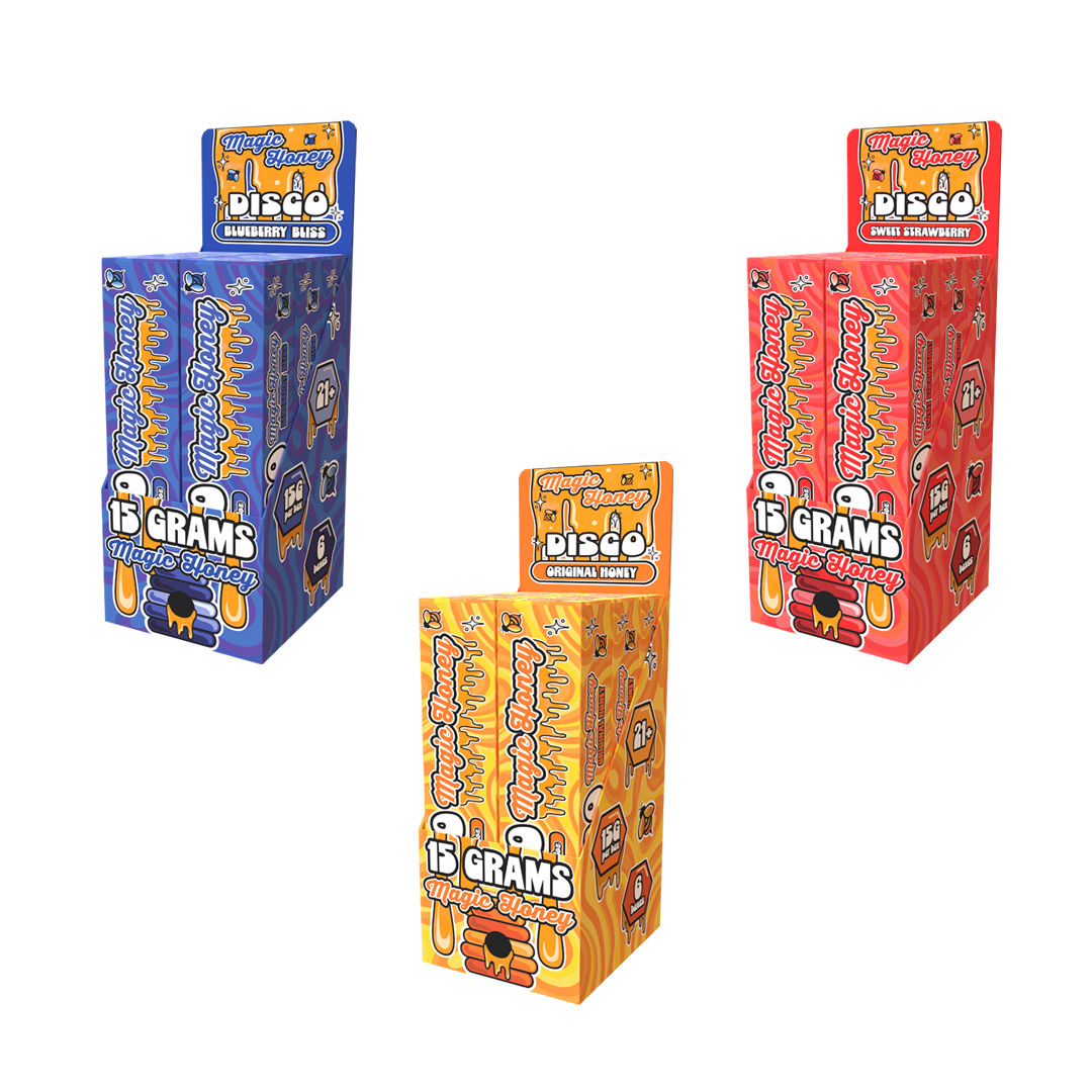 Disco Magic Honey Liquid Pouches  | 15 Gram | 3 Pack | 6 Count Display product image