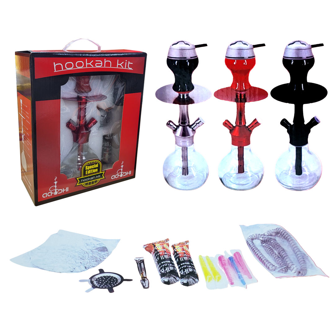 Aadhi 1 Hose Special Edition Hookah Kit With Heat Management | 14 Inches | Assorted Colors product image