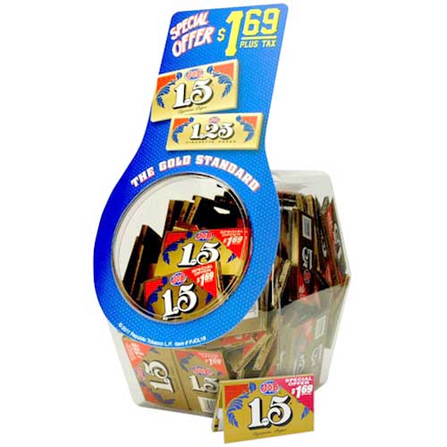 JOB Gold Rolling Papers | 1.5 Size | Gravity Dispenser |  50 Count Display product image