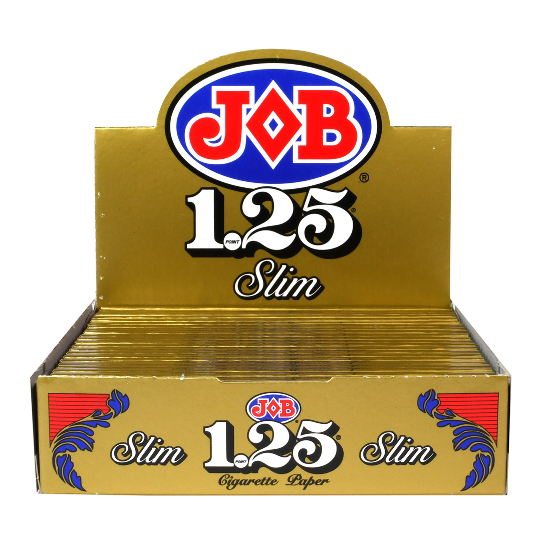 JOB Gold Rolling Papers | 1.25 Size Slim | 24 Count Display product image
