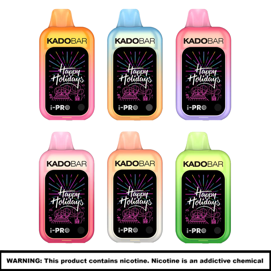 holiday bar vape Kado i-Pro Edition Disposable | 5% Nicotine | 35000 Puffs | 5 Count Display Wholesale Voopoo Kit E-liquid flavor:Kiwi Strawberry Voopoo Voopoo VRIZZ V2
