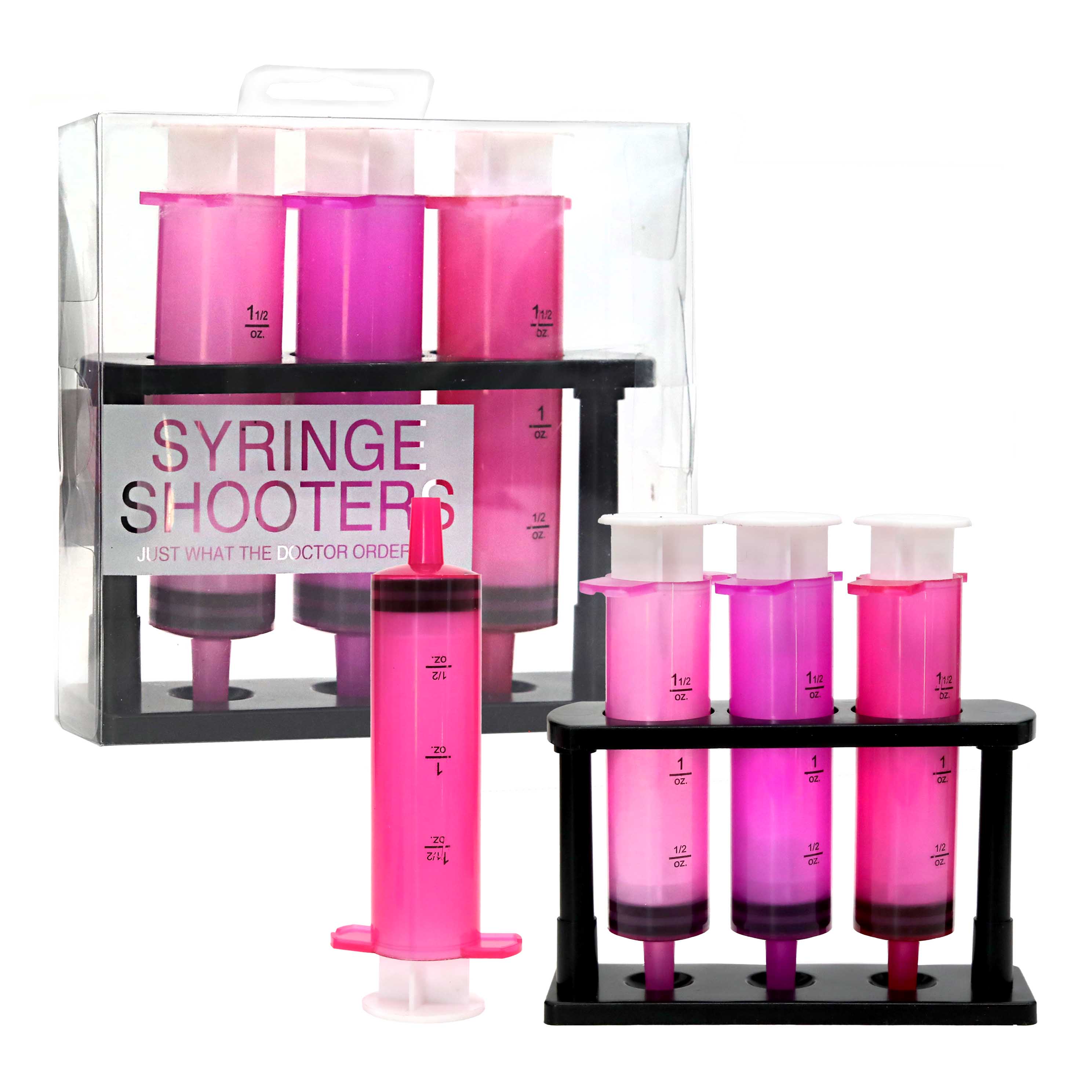 Kheper Games Syringe Shooters | 3 Pack | Pink product image
