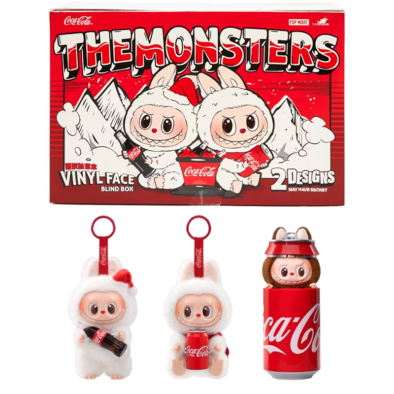 LABUBU Vinyl Face THE MONSTER Cocacola Doll (SS007) | 12 Count Display | Assorted Colors product image