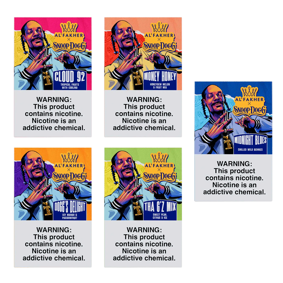 Al-fakher X Snoop Dogg Hookah Tobacco | 10 Pack | 50g product image