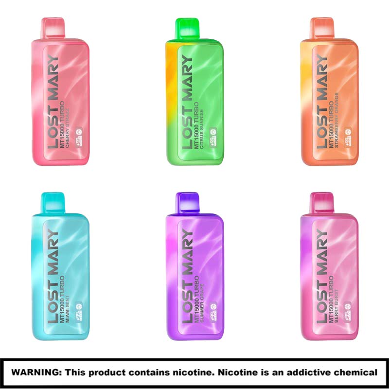 Lost Mary Turbo MT15000 Disposable (Thermal Edition) | 15000 Puffs | 5% Nicotine | 5 Count Display product image