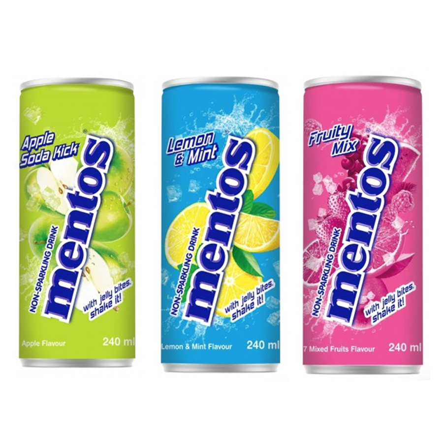 MENTOS Non Sparkling Drink Can | 240ml product image