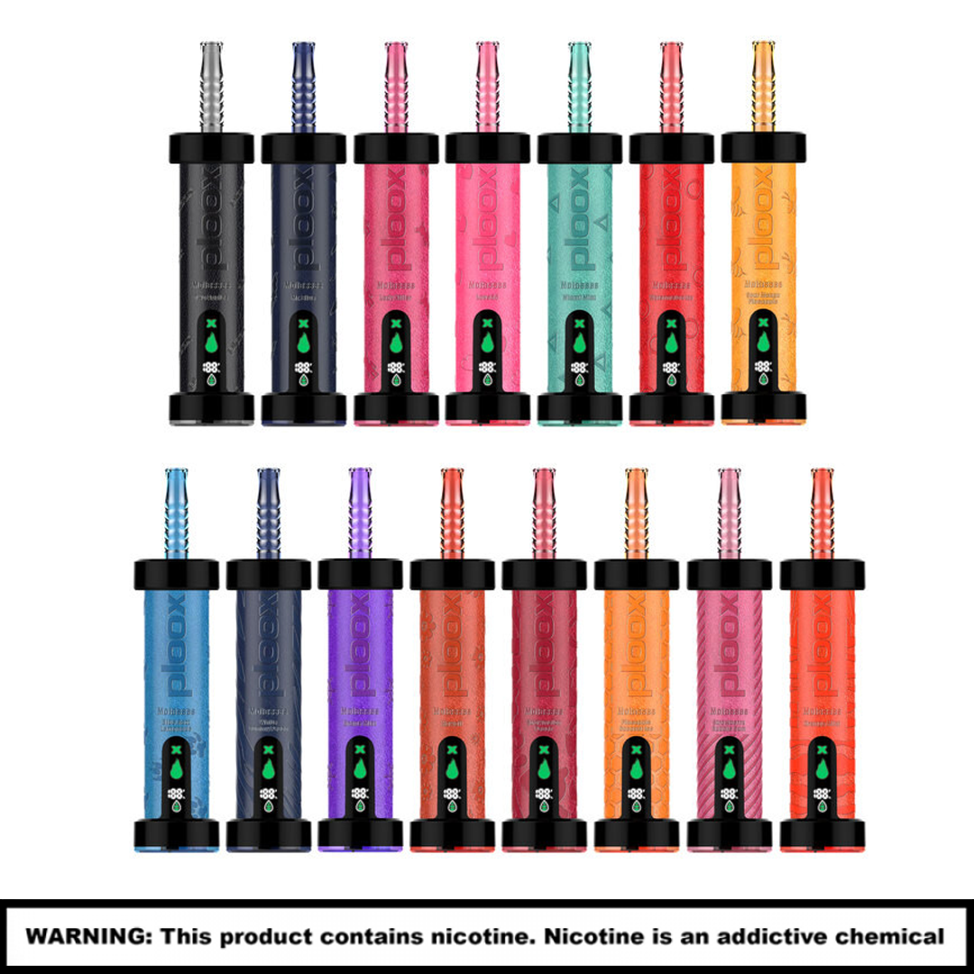 Ploox MOLASSES Vape Hookah Disposables (Built In USA) | 5% Nicotine | 75000 Puffs | 5 Count Display product image
