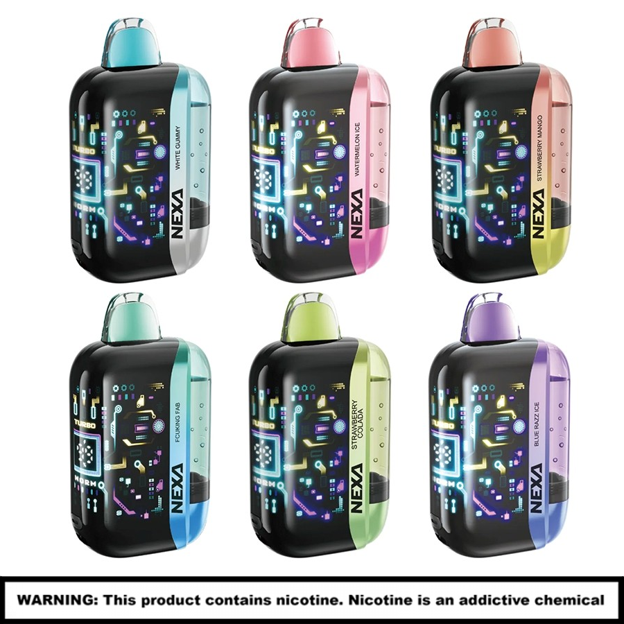 Nexa Ultra II 50K Rechargable Disposables | 5% Nicotine | 50000 Puffs | 5 Count Display product image