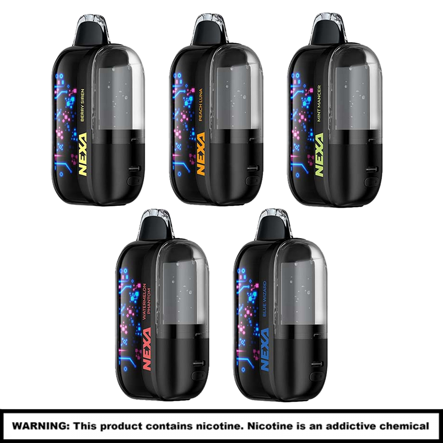 Nexa Ultra InisaCloud Edition 50K Rechargable Disposables | 5% Nicotine | 50000 Puffs | 5 Count Display product image