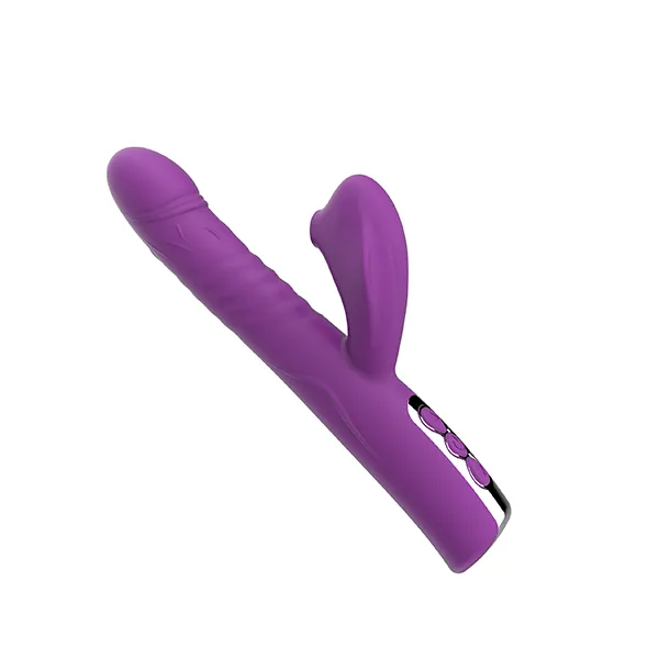 PURE ENVY Whirl Wonder Vibrator And Suction Device | Purple product image
