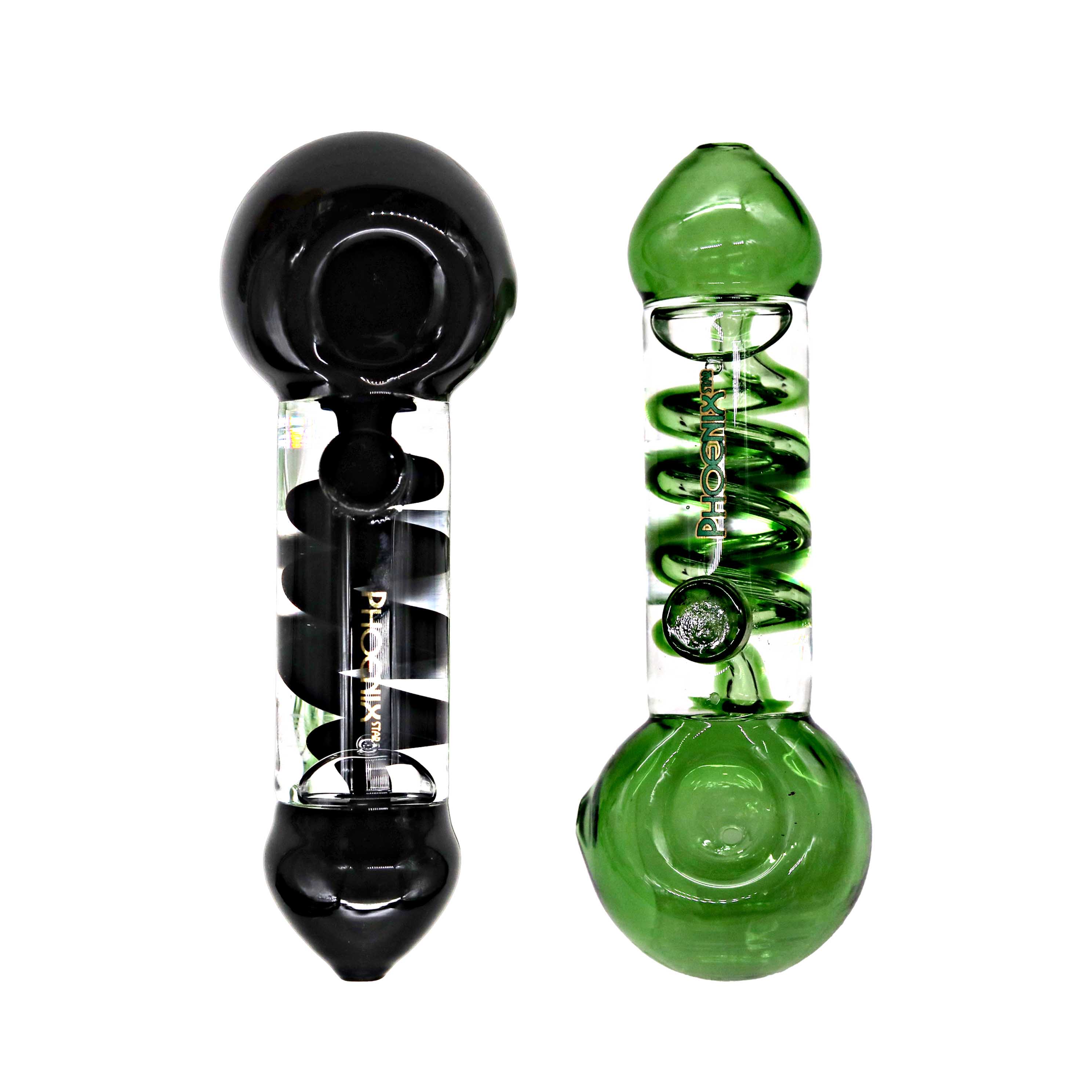 Phoenix Freezable Coil Handpipe (PHX104) | 5.5 inch | Assorted Colors product image