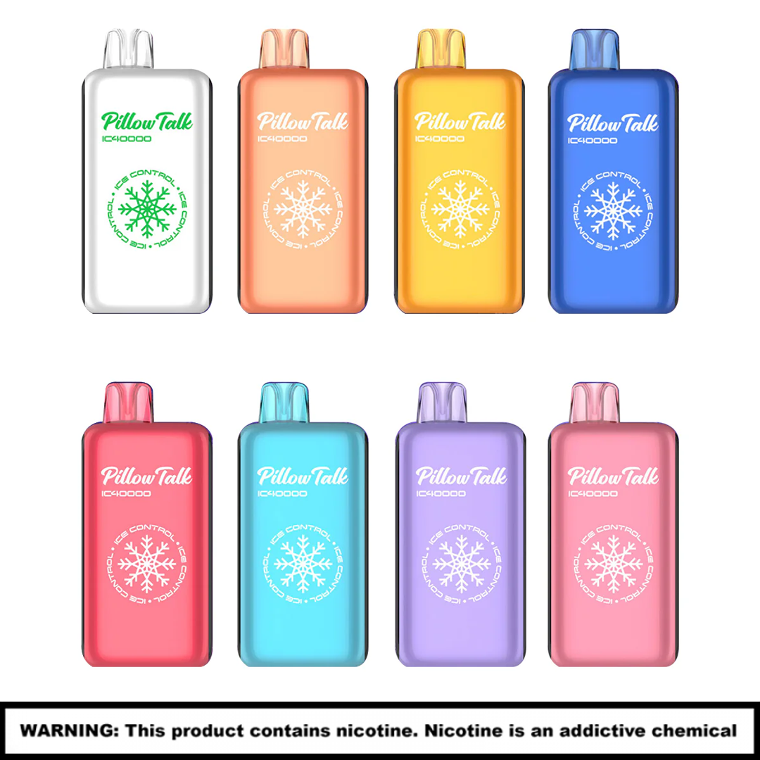 Pillow Talk Ice Control Disposables | 5% Nicotine | 40000 Puffs | 5 Count Display product image