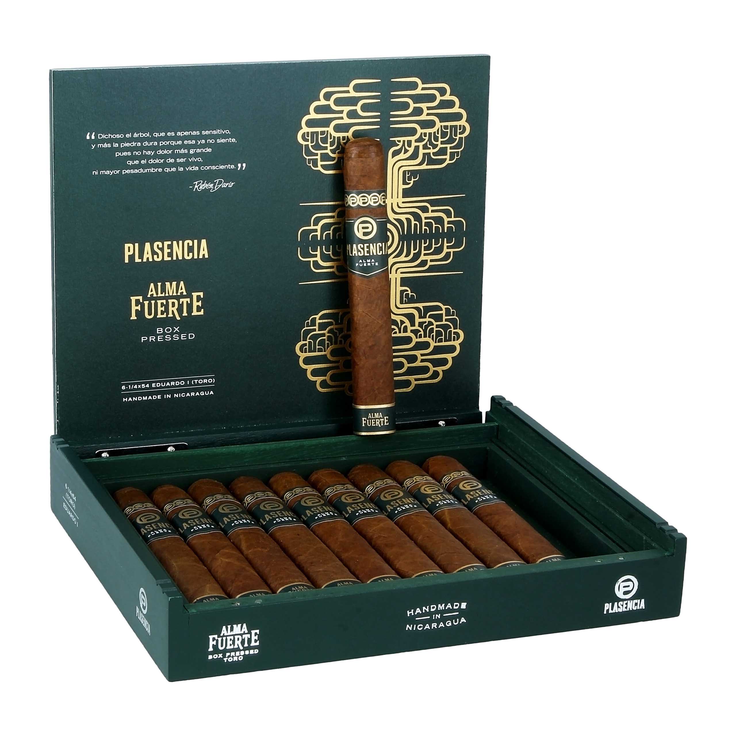 Plasencia Alma Fuerte Eduardo ( Green Toro ) | 10 Count Display product image