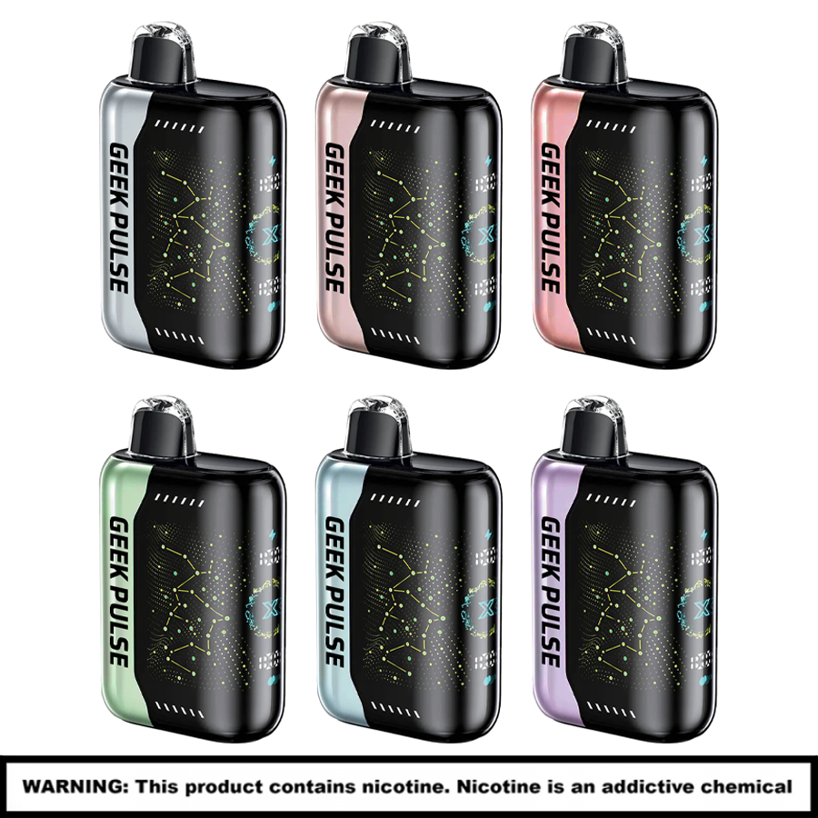 Geek Pulse ULTRA X Disposables | 5% Nicotine | 40000 Puffs | 5 Count Display product image
