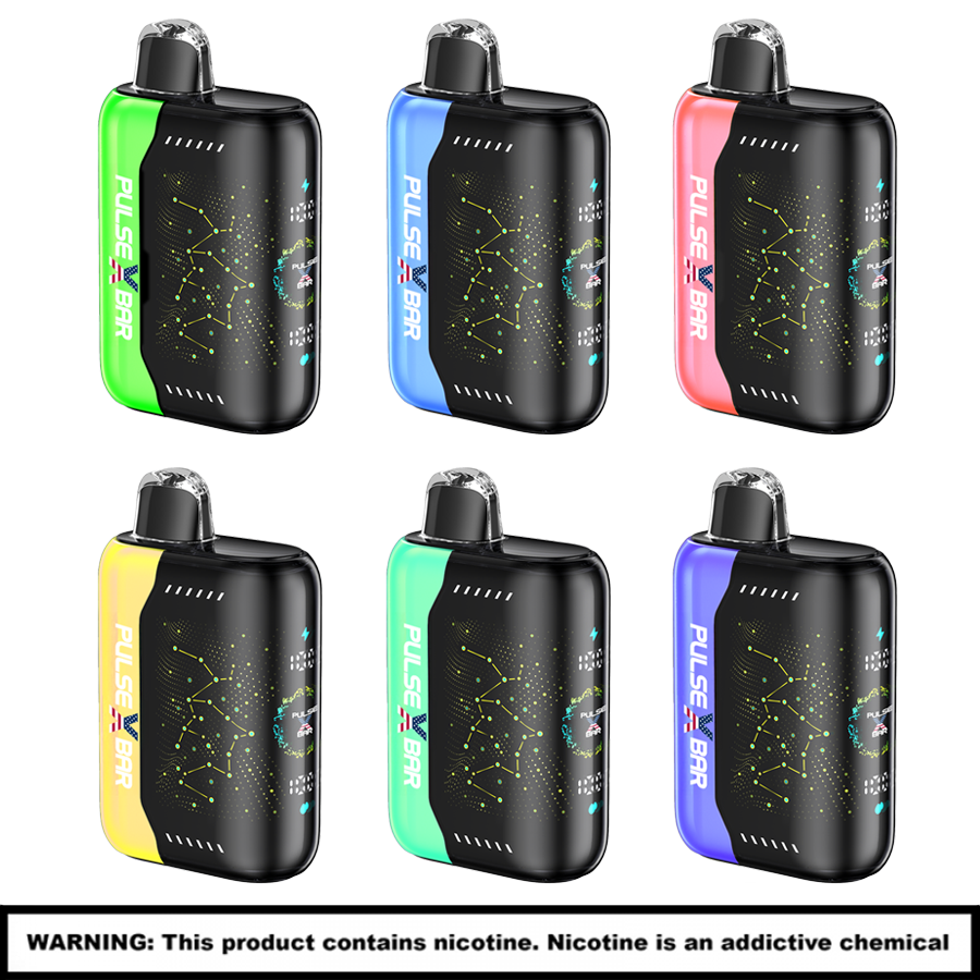 Pulse X Bar Disposables (Made In USA) | 5% Nicotine | 50000 Puffs | 5 Count Display product image