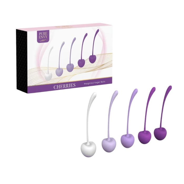 PURE ENVY Cherries Kegel Balls Training Set product image