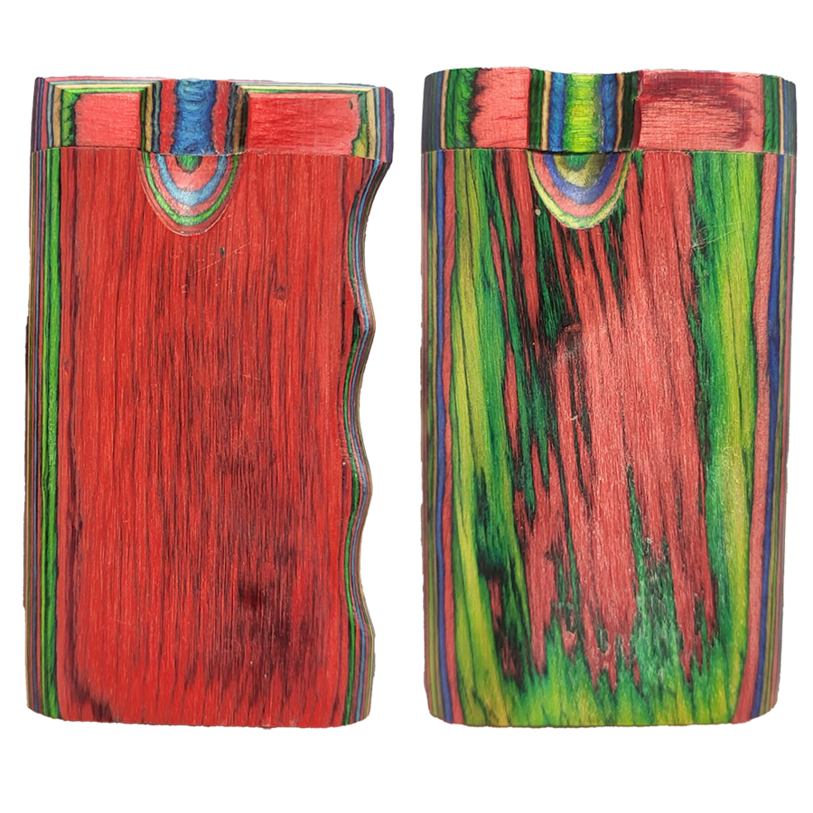 Multi Color Oak Wood Dugout | 3 inch | Small product image