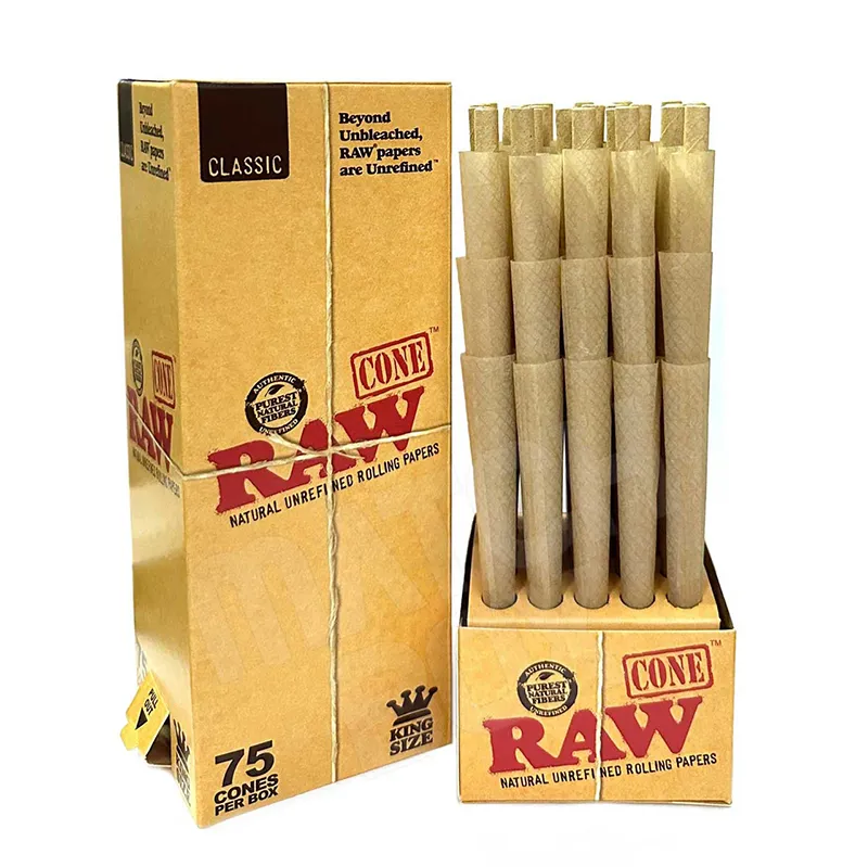 RAW Classic Cones | King Size | 75 Count Display  product image