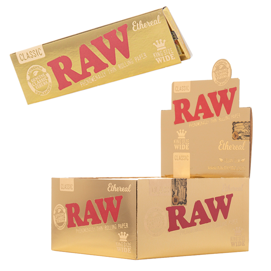 RAW Ethereal Rolling Paper | King Size Wide | 50 Count Display product image