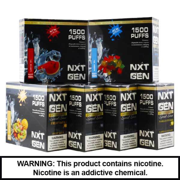 NextGen Disposable | 1500 Puffs | 5% Nicotine | 10 Count Display product image