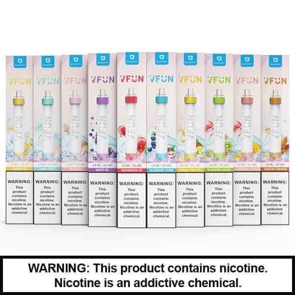 V-Fun LED Flash Edition Disposable | 1000 Puff | 5% Nicotine | 10 Count Display product image