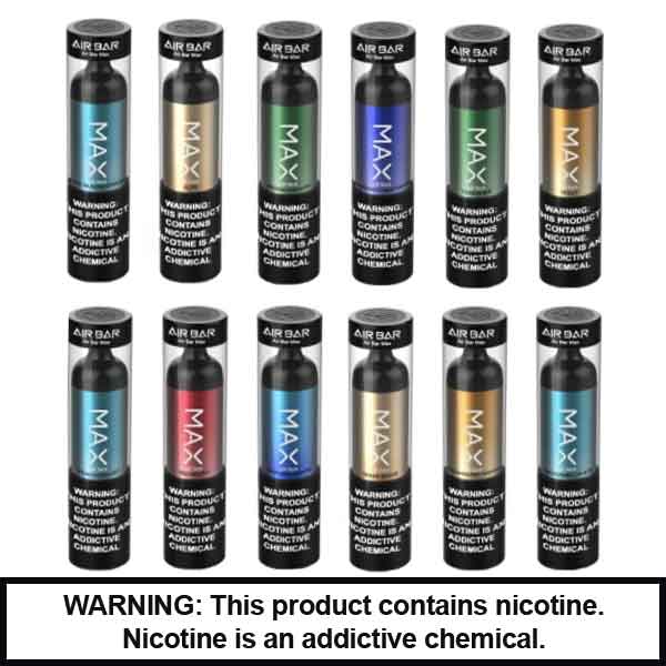 Air Bar Max Disposable | 2000 Puffs | 5% Nicotine |10 Count Display  product image