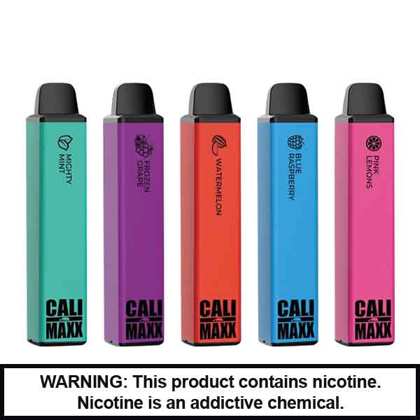 Cali Maxx Disposable | 1600 Puffs | 5% Nicotine |10 Count Display  product image
