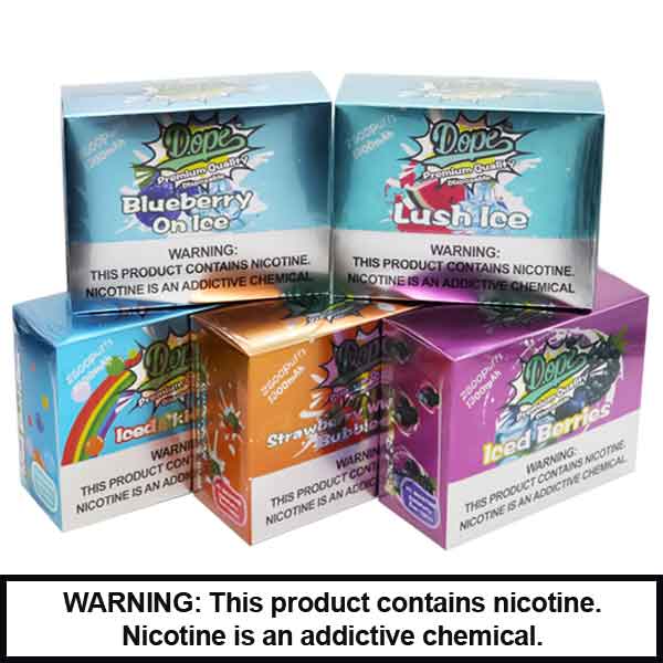 Dope Disposable | 2500 Puffs | 5% Nicotine | 10 count display product image