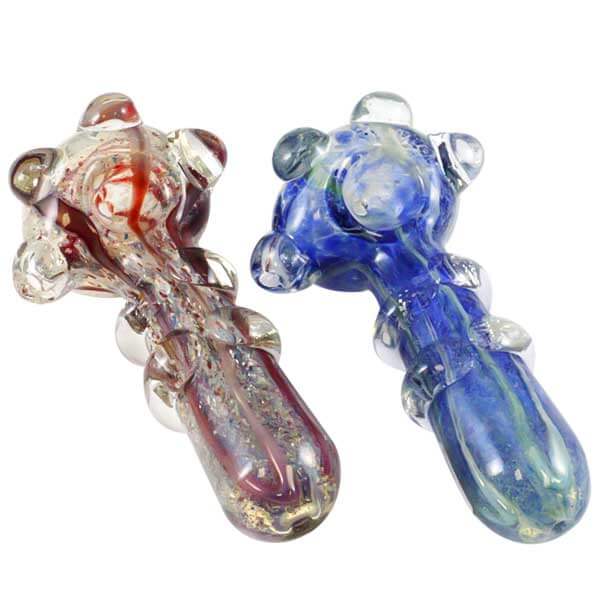 Four Button Front Dirt Color Handpipe | 5 inch | Assorted product image