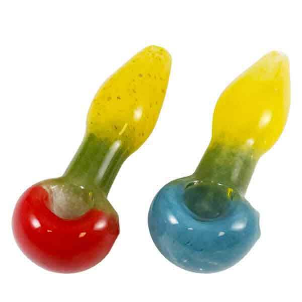 Rasta Color Heavy Handpipe | 5 inch product image