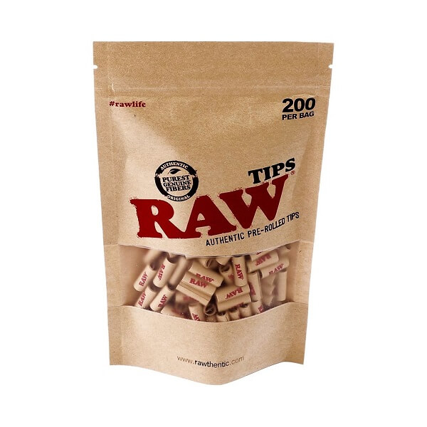 RAW Natural Unrefined Pre-rolled Tips | 200 Count product image
