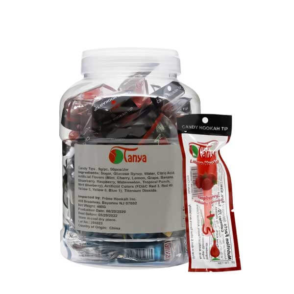 Tanya Candy Hookah Tips | Assorted Flavors | 50 Count Jar product image